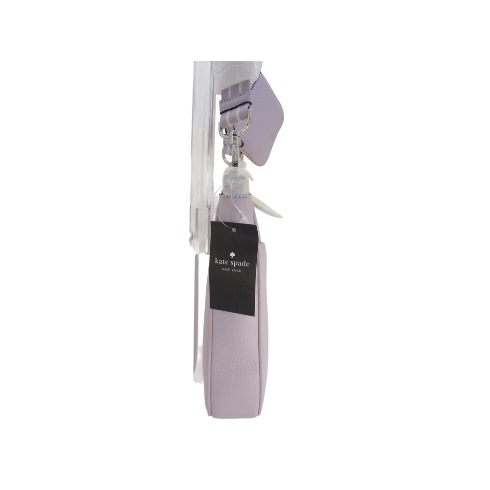 Kate Spade Rosie Swing Pack Crossbody Violet Mist NEW Pebbled Leather - Picture 4 of 8